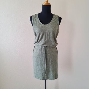 New Lanston Sport Twist Racer Back Tank Mini Knit Sun Dress Size XS